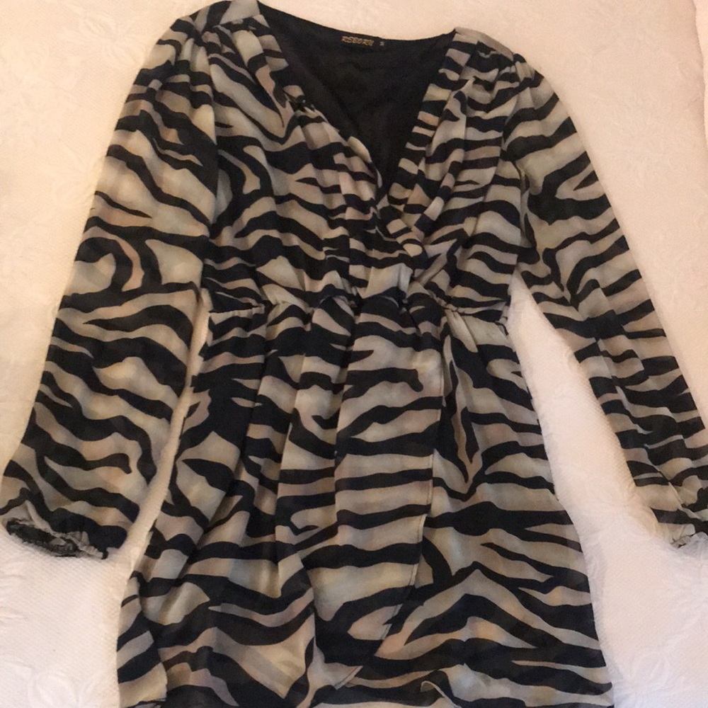 Animal print dress/tunic
